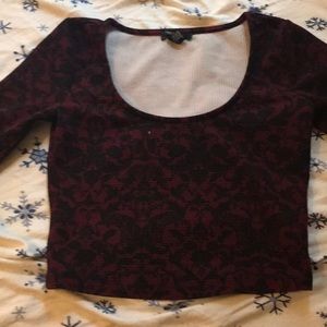 Paisley crop top